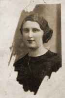 Rivka Burko as a young woman